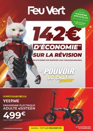 Catalogue Garages & Automobile Feu Vert en cours à Moissy-Cramayel et alentours, Feu Vert, 1 page, 28/11/2023 - 02/01/2024