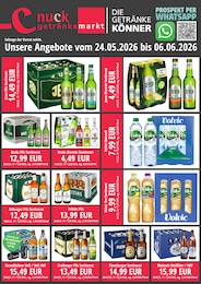 Getränkemärkte Prospekt von Nuck Getränke Großröhrsdorf Nuck Getränke Prospekt: "DIE GETRÄNKEKÖNNER", 2 Seiten, 24.05.2026 - 06.06.2026