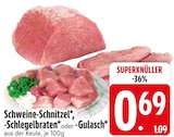 Schweine-Schnitzel Angebote bei EDEKA Heidenheim für 0,69 €