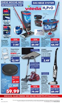 Staubsauger im aktuellen Kaufland Prospekt (Paderborn) Staubsauger im Kaufland Prospekt "Aktuelle Angebote" mit 59 Seiten (Paderborn)