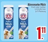 Milch im EDEKA Prospekt Milch frisch von Bärenmarke im aktuellen EDEKA Prospekt für 1,11 €