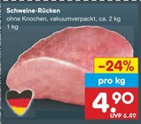 Aktuelles Schweine-Rücken Angebot bei Netto Marken-Discount in Hildesheim ab 4,90 €