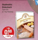 Dinkelmehl Type 630 bei V-Markt im Bobingen Prospekt für 0,88 €
