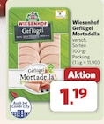 Geflügel Mortadella bei combi im Beelen Prospekt für 1,19 €