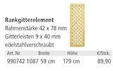 Aktuelles Rankgitterelement Angebot bei Holz Possling in Berlin ab 89,90 €