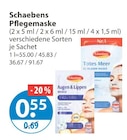 Pflegemaske im V-Markt Prospekt Pflegemaske von Schaebens im aktuellen V-Markt Prospekt für 0,55 €
