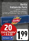 Aktuelles Italienische Pasta Angebot bei EDEKA in Wuppertal ab 1,99 €