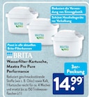 Wasserfilter-Kartusche, Maxtra Pro Pure Performance von BRITA im aktuellen ALDI SÜD Prospekt für 14,99 €
