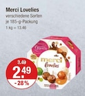 Merci im V-Markt Prospekt Lovelies von Merci im aktuellen V-Markt Prospekt für 2,49 €