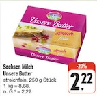 Unsere Butter Angebot im nah und gut Prospekt Unsere Butter im nah und gut Prospekt zum Preis von 2,22 €