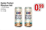Münchner Hell im Trinkgut Prospekt Münchner Hell von Hacker Pschorr im aktuellen Trinkgut Prospekt für 0,99 €