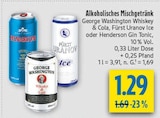Whiskey & Cola Angebote von George Washington bei diska Zwickau für 1,29 €