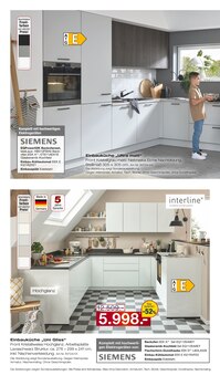 Küchenzeile im Möbel Inhofer Prospekt "SPAREN SPAREN SPAREN - KÜCHEN!" mit 12 Seiten (Ingolstadt)