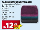 Cashmerespannbettlaken im Angebot bei Marktkauf in Leonberg Cashmerespannbettlaken Angebote bei Marktkauf Leonberg für 12,99 €