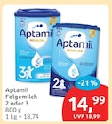Folgemilch von Aptamil im aktuellen budni Prospekt