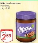 Haselnusscreme Angebote von Milka bei GLOBUS Mannheim für 2,59 €
