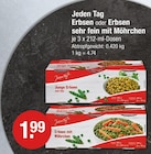 Erbsen oder Erbsen sehr fein mit Möhrchen von Jeden Tag im aktuellen V-Markt Prospekt für 1,99 €