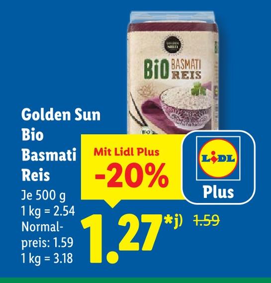 Bio Basmati Reis