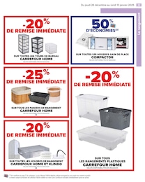 Offre Housse De Rangement dans le catalogue Carrefour du moment à la page 35