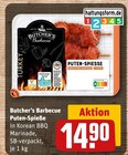 REWE Erkrath - Butcher’s Barbecue Puten-Spieße Angebot im Prospekt Butcher’s Barbecue Puten-Spieße bei REWE im Erkrath Prospekt für 14,90 €