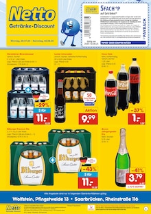 Aktueller Netto Marken-Discount Saarbrücken Prospekt Netto Marken-Discount Saarbrücken Prospekt "DER ORT, AN DEM DU IMMER AUSGEZEICHNETE PREISE FINDEST." mit 2 Seiten
