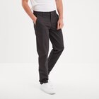 Pantalon chino droit stretch gris foncé homme dans le catalogue La Halle