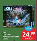 Exit Das Spiel Adventskalender im budni Prospekt Exit Das Spiel Adventskalender von Kosmos im aktuellen budni Prospekt für 24,99 €