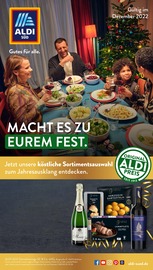 ALDI SÜD Nürnberg Prospekt der aktuellen Woche, gültig von 01.12.2022 bis 31.12.2022 Aktueller ALDI SÜD Nürnberg Prospekt "MACHT ES ZU EUREM FEST." mit 36 Seiten
