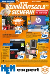 HEM expert Prospekt für Niedernhall mit 16 Seiten HEM expert Prospekt "JETZT WEIHNACHTSGELD SICHERN!" für Niedernhall, 16 Seiten, 18.12.2024 - 24.12.2024