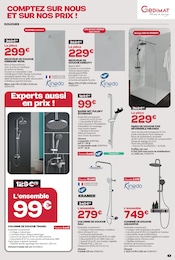 Offre Pommeau De Douche dans le catalogue Gedimat du moment à la page 7