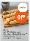 Aktuelle Käse Angebote bei tegut in Mannheim Aktuelles Stick mit Weißkäsefüllung Angebot bei tegut in Mannheim ab 0,99 €