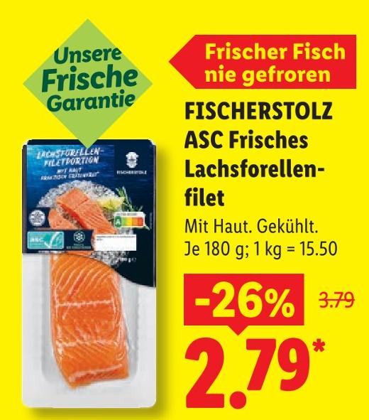 ASC Frisches Lachsforellenfilet