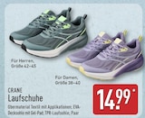 Laufschuhe Angebote von CRANE bei ALDI Nord Lünen für 14,99 €