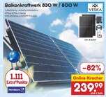 Balkonkraftwerk 830 W / 800 W von VESKA im aktuellen Netto Marken-Discount Prospekt für 239,99 €