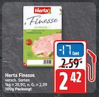 Finesse Schinken von Herta für 2,42 € bei EDEKA im Angebot Finesse Schinken von Herta im aktuellen EDEKA Prospekt