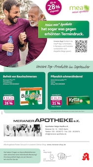 Aktueller mea - meine apotheke Prospekt "Unsere September-Angebote" Seite 1 von 4 Seiten für Berlin