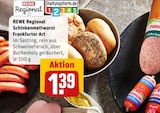 Schinkenmettwurst Frankfurter Art bei REWE im Rhede Prospekt für 1,39 €