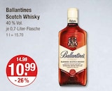 Ballantines im V-Markt Prospekt Scotch Whisky von Ballantines im aktuellen V-Markt Prospekt für 10,99 €