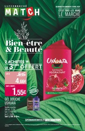 Prospectus Supermarchés Match à Seclin, "Bien-être et Beauté", 20 pages de promos valables du 09/04/2024 au 21/04/2024