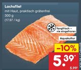 Aktuelles Lachsfilet Angebot bei Netto Marken-Discount in Potsdam ab 5,39 €