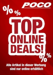 Aktueller POCO Prospekt mit Jacke, "TOP ONLINE DEALS", Seite 1