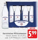 Trinkgut Hemsbach - Mineralwasser Angebot im Prospekt Mineralwasser bei Trinkgut im Hemsbach Prospekt für 5,99 €