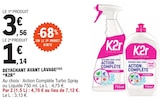 Detachant avant lavage(1)(2) - K2R dans le catalogue E.Leclerc