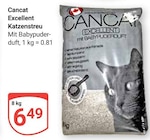 Excellent Katzenstreu Angebote von Cancat bei GLOBUS Salzgitter für 6,49 €