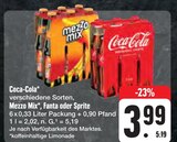 Aktuelle Coca Cola Angebote bei E center in Bayreuth Aktuelles Mezzo Mix Angebot bei E center in Bayreuth ab 3,99 €