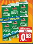 Aktuelles Haltbare Bergbauern Milch Angebot bei EDEKA in Würzburg ab 0,88 €