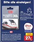 Geschenkkarte im Wert von 30€ Angebote von DB bei Netto Marken-Discount Saarbrücken für 27,00 €