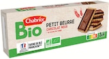 Petit beurre tablette de chocolat noir - CHABRIOR BIO dans le catalogue Intermarché Super