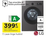 Lave-linge hublot - LG - But à Orange Lave-linge hublot - LG en promo chez But Orange à 399,99 €