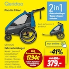 Fahrradanhänger Sportrex 1 Limited Edition bei Lidl im Weikersheim Prospekt für 379,00 €